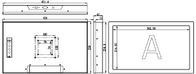 IP65 17,3 pulgadas Monitor de pantalla táctil industrial / pantalla táctil industrial