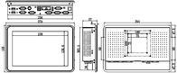 10.1 pulgadas de panel táctil industrial PC 2LAN 6COM computadora con pantalla táctil capacitiva