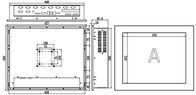 19&quot; Recuadro superior PC táctil industrial Computadora I3 I5 I7 U Serie CPU placa base