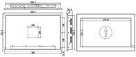21.5 pulgadas panel táctil industrial PC IP65 impermeable pantalla táctil integrada PC