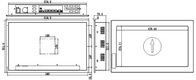 P2106TW2 1920x1080 Panel táctil industrial PC de 21,5 pulgadas 1 PCI o PCIE Extensión