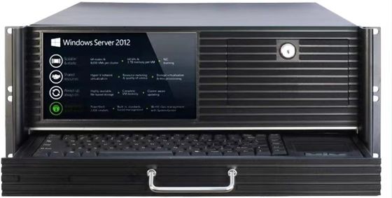 4U Rackmount Computadora industrial de 19 pulgadas Soporte para sistemas Windows / Linux