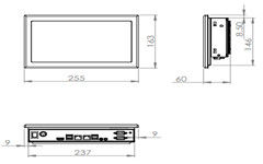 10.1&quot; Panel industrial táctil capacitivo PC Wi-Fi/Bluetooth escalable, módulo de comunicación 3G/4G