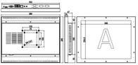Panel táctil industrial capacitivo PC 1024x768 1280x1024 1920x1080 Resolución
